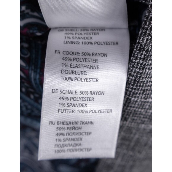 Oak Hill Cotton Blazer Mens 2XL (50R 52R) Sports Coat Jacket Blazer Gray - Picture 12 of 14